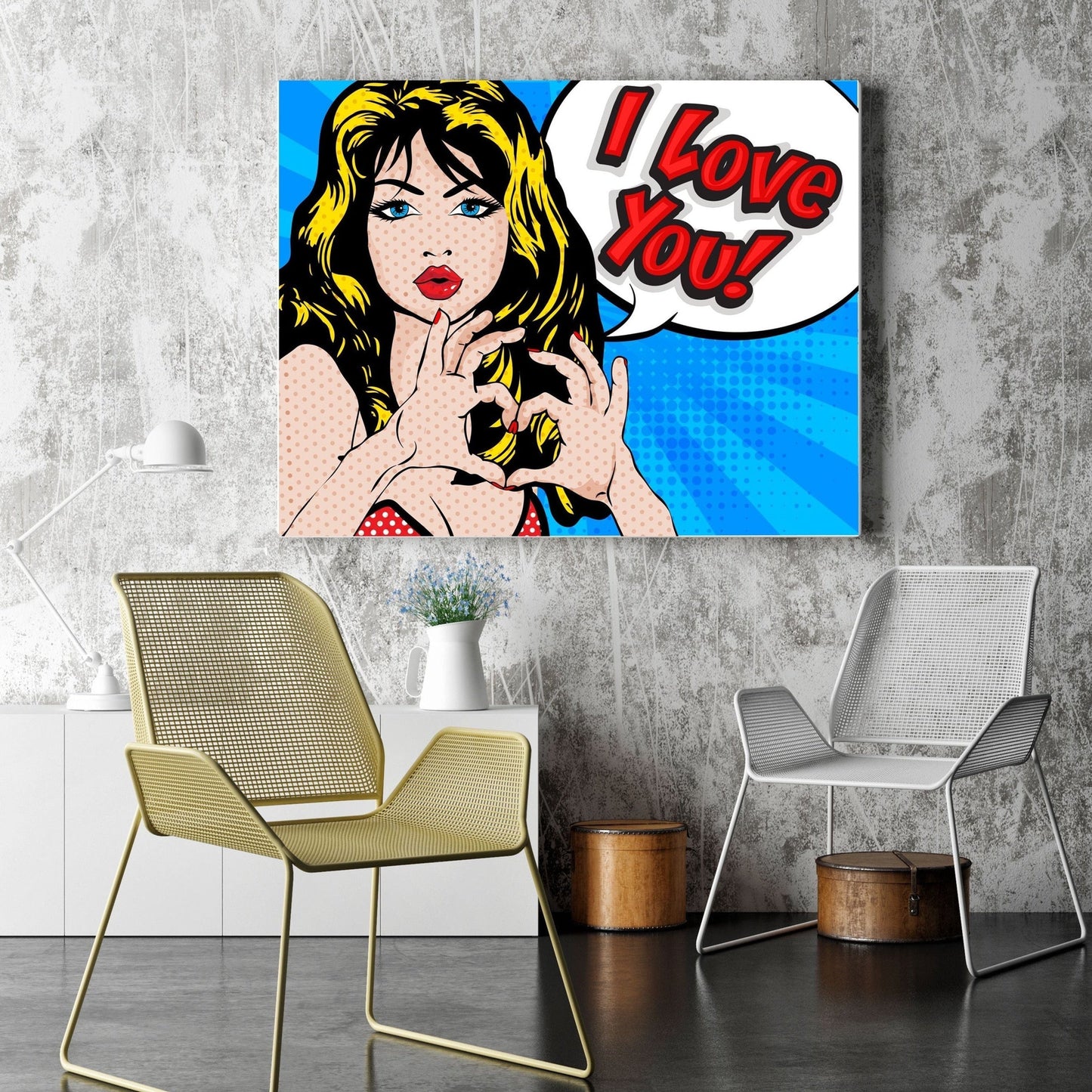 I Love You Pop Art