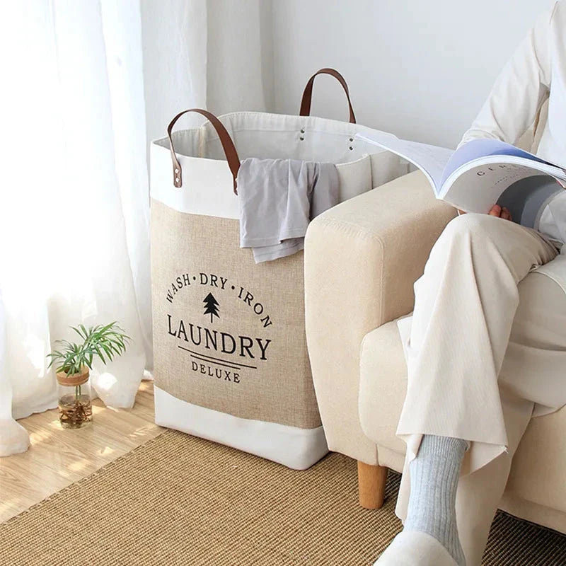 Large Fabric Laundry Basket