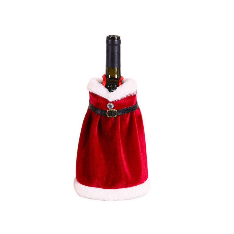 Mr & Mrs Claus Wine Bottle Covers