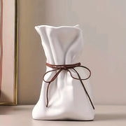 Ceramic Paper Bag Vase