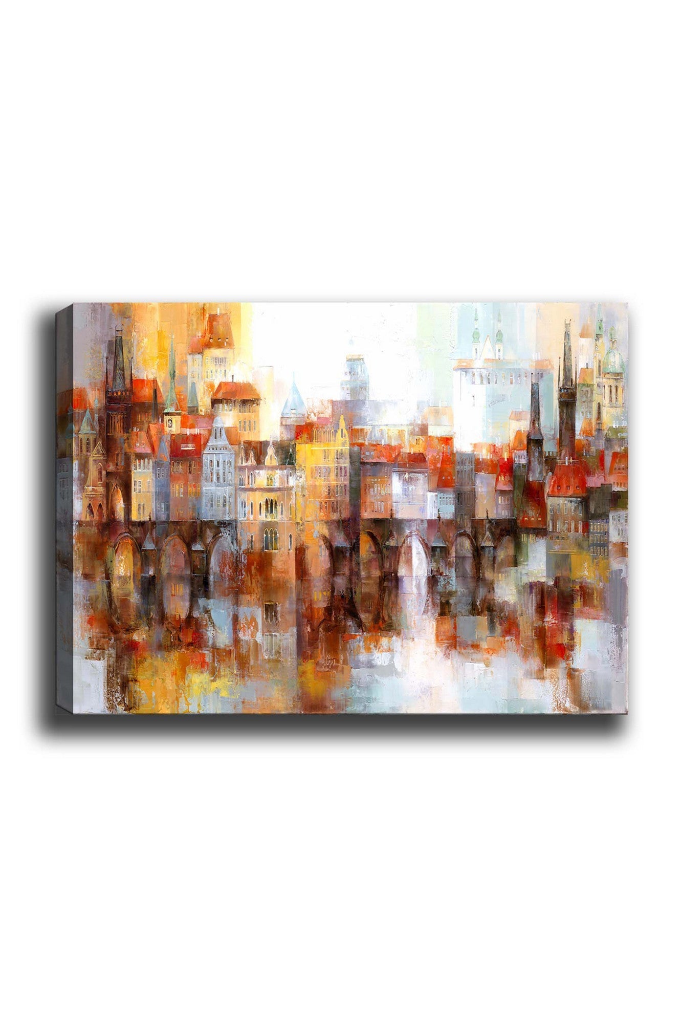 Abstract Bridge Canvas