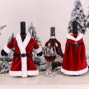 Mr & Mrs Claus Wine Bottle Covers