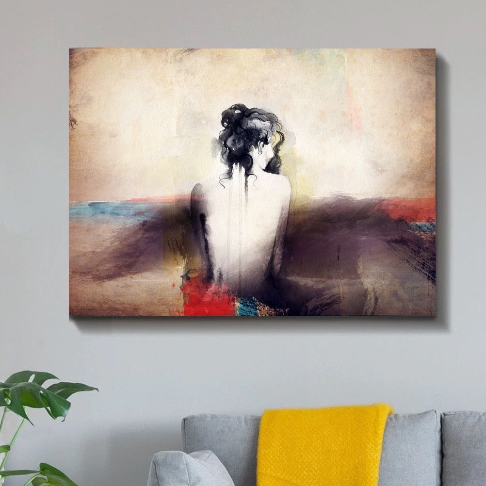 Lady By The Lake Canvas