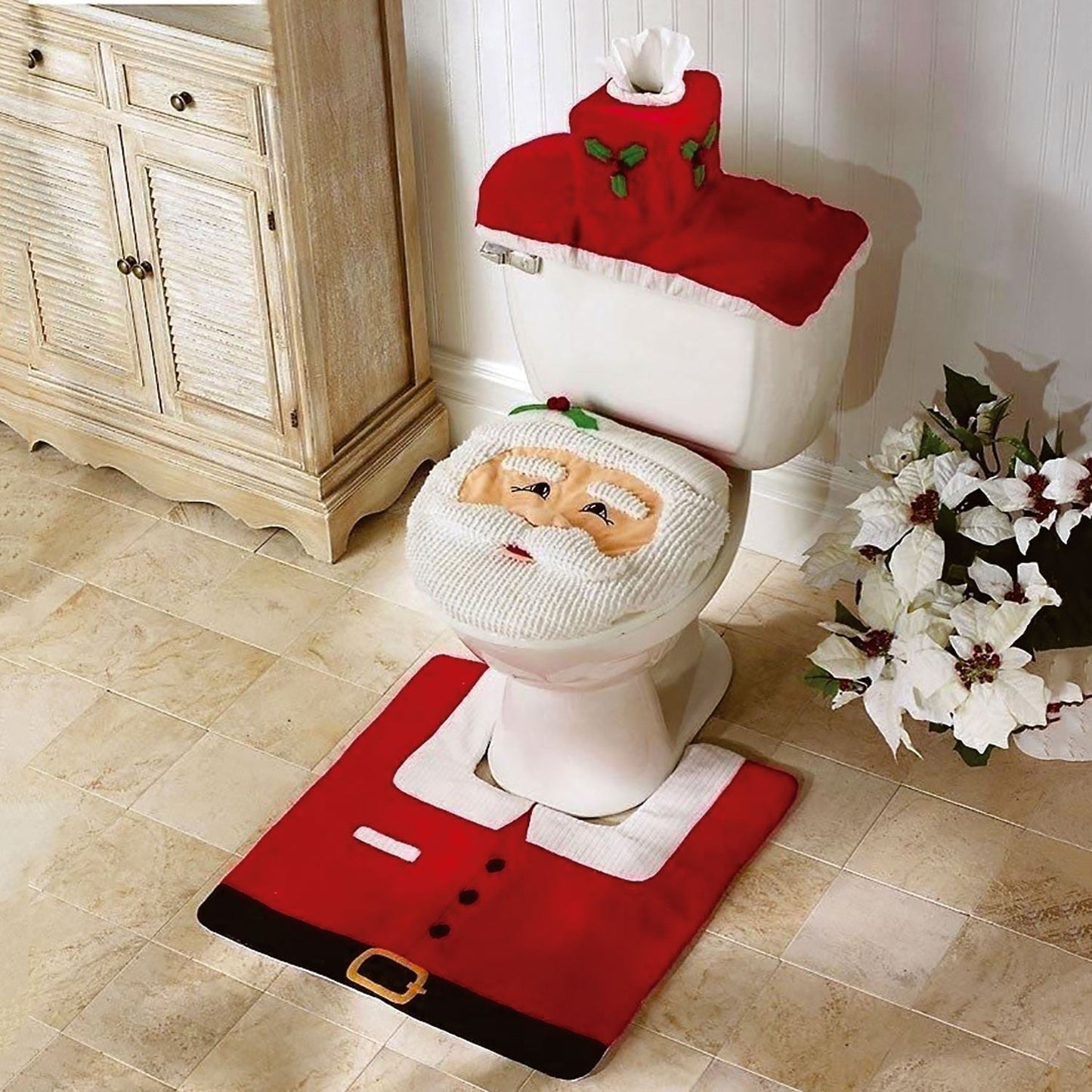 Santa Claus Bathroom Set