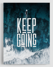 Keep Going Motivational Canvas