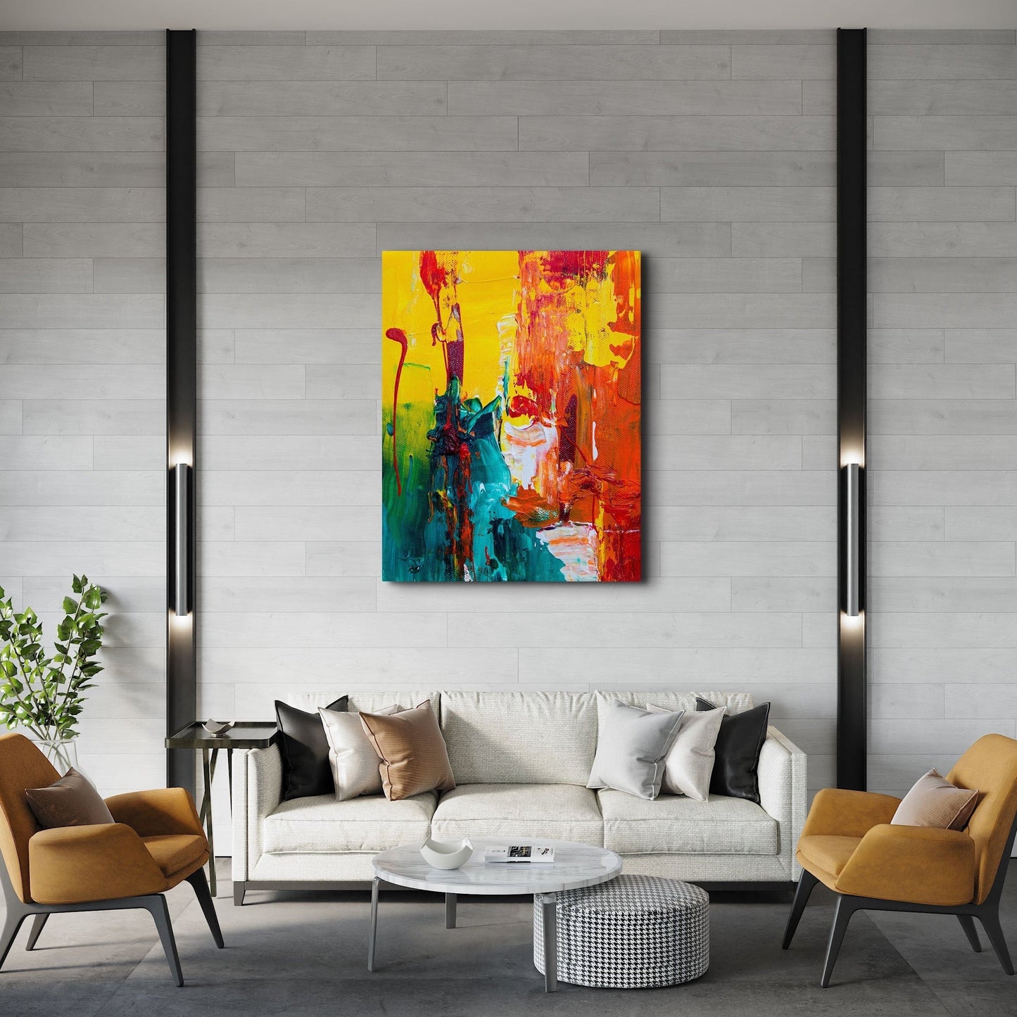 A Splash Of Colour Canvas