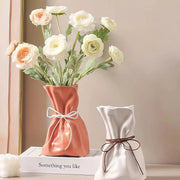 Ceramic Paper Bag Vase