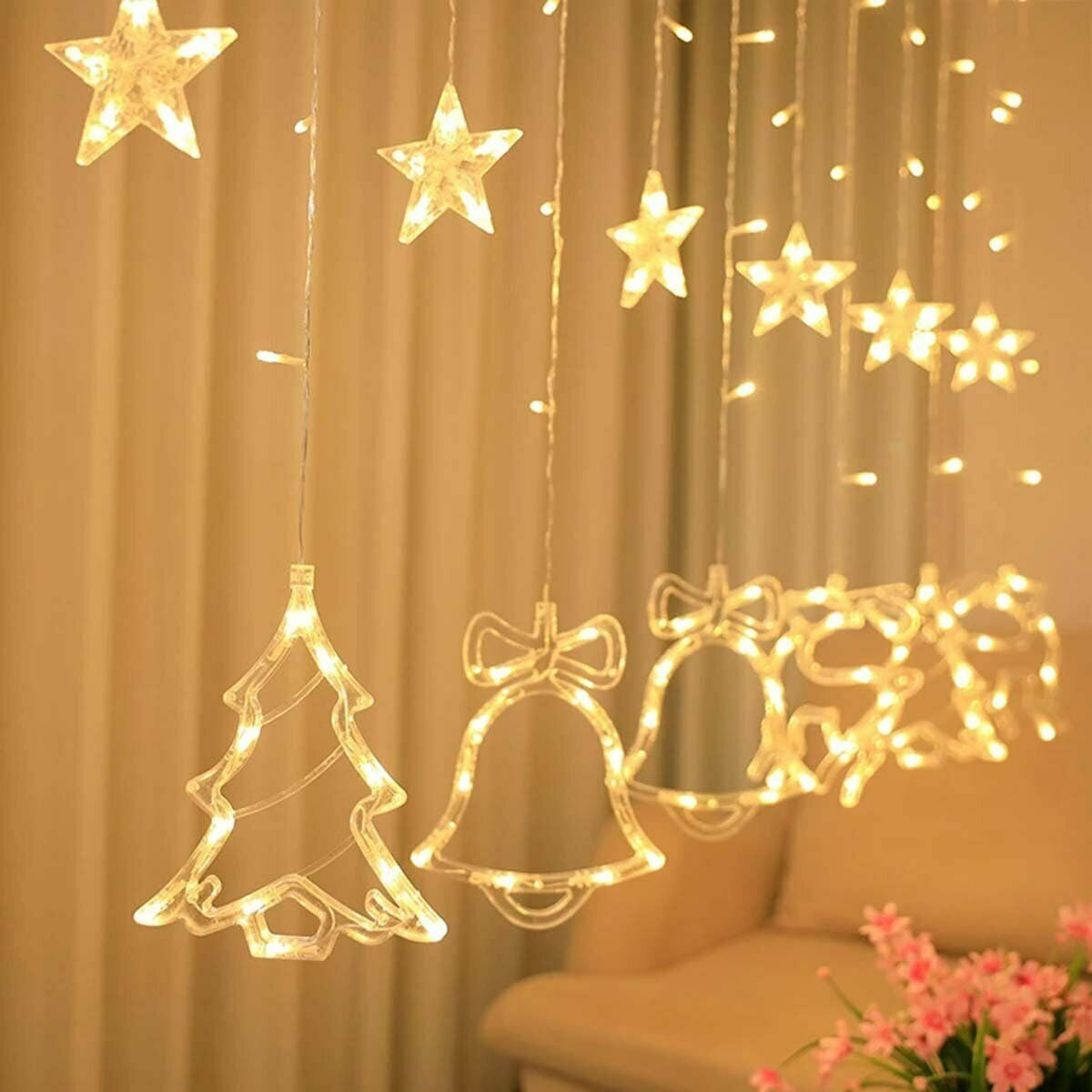 Christmas Fairy Light Curtain