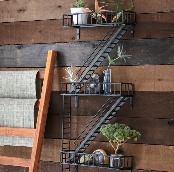 New York Fire Escape Shelves