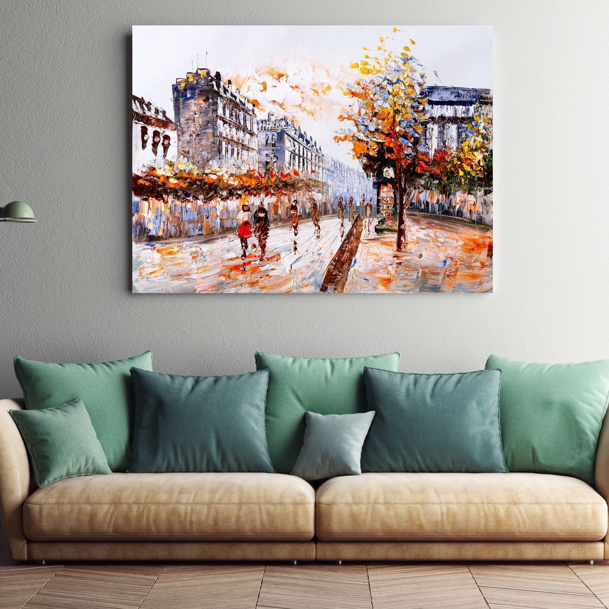 A Walk In Autumn Canvas